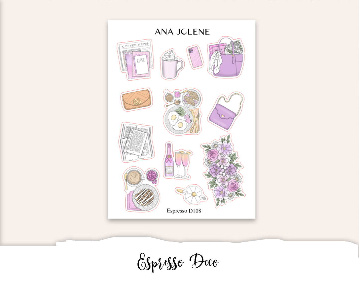 ESPRESSO Mini Journal Sticker Kit