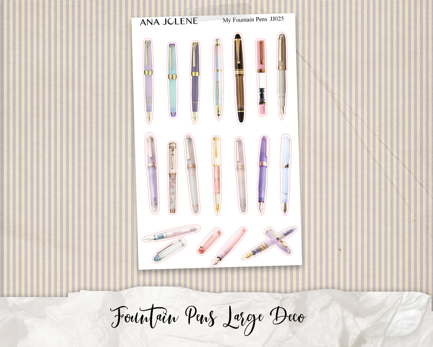 Fountain Pens Large Deco