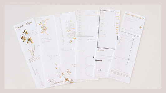 Foiled Vintage Ephemera Paper Pack