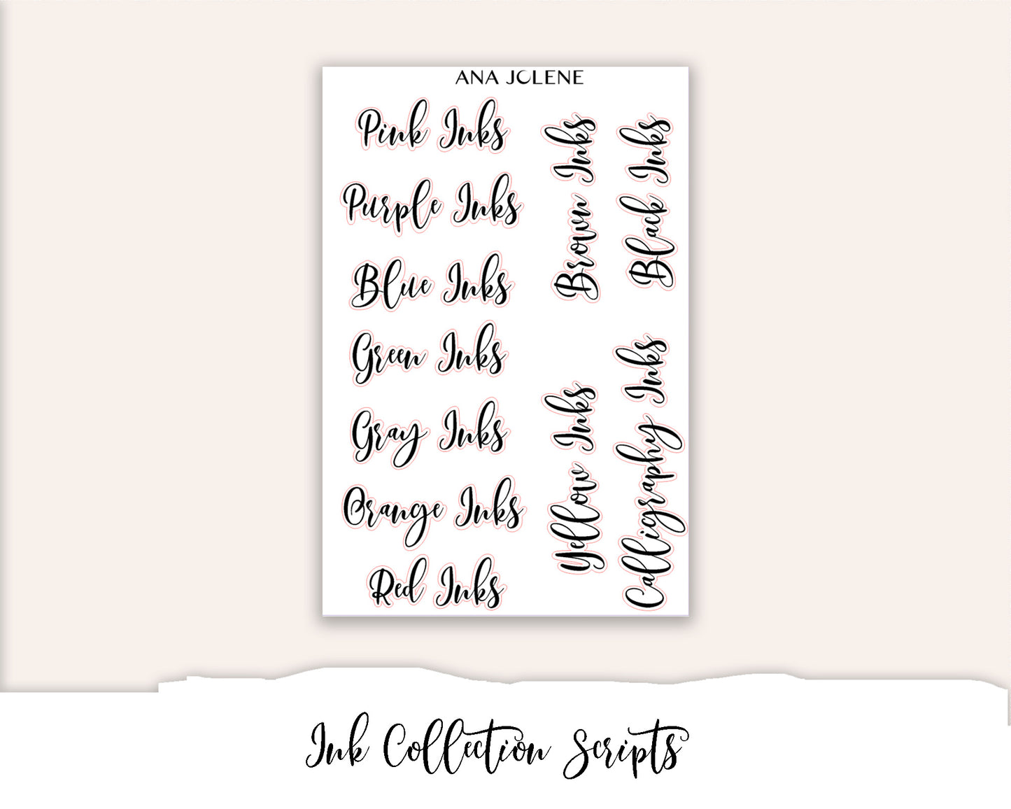 Large Ink Collection Scripts
