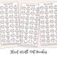 Floral Wreath Date Numbers