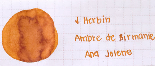 J. Herbin Fountain Pen Ink Samples