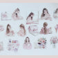 Journal Girl Diecut Sticker Pack