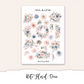 KATE FLORAL Bullet Journaling Sticker Kit