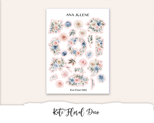 KATE FLORAL Deco Stickers