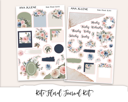 KATE FLORAL Bullet Journaling Sticker Kit