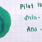 Pilot Iroshizuku Fountain Pen Ink Samples