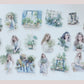 Plant Fashion Girl Diecut Sticker Pack