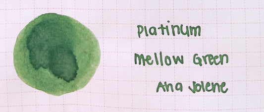 Platinum Fountain Pen Ink Samples