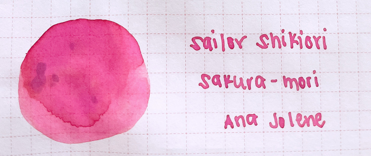 Sailor Shikiori Fountain Pen Ink Samples