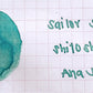 Sailor Shikiori Fountain Pen Ink Samples