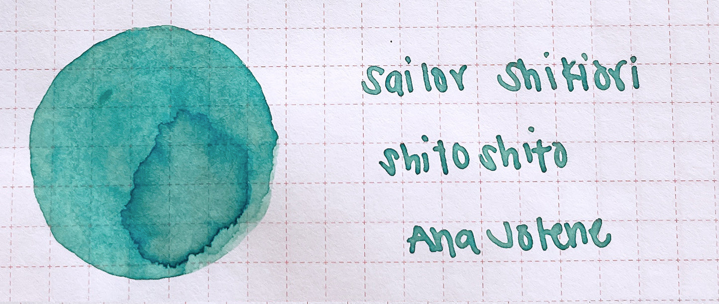 Sailor Shikiori Fountain Pen Ink Samples