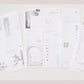 Foiled Vintage Ephemera Paper Pack