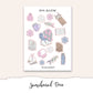 SNOWED IN Mini Journal Sticker Kit