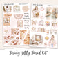 SOFTLY TURNING Planner Sticker Kit (Vertical Weekly)
