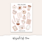 WIZARD CAFE Planner Sticker Kit (Vertical Weekly)