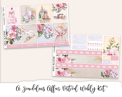 A SCANDALOUS AFFAIR Planner Sticker Kit (Vertical Weekly)