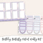 BIRTHDAY BUTTERFLY Planner Sticker Kit (Vertical Weekly)