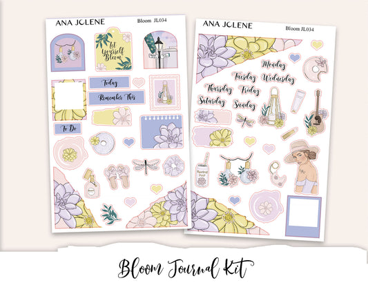 BLOOM Mini Journal Sticker Kit