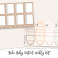 BOHO BABY Planner Sticker Kit (Vertical Weekly)