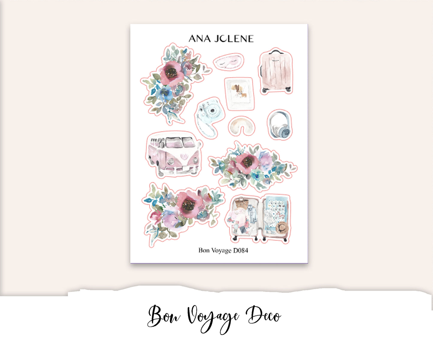 BON VOYAGE Mini Journal Sticker Kit