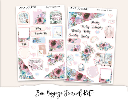 BON VOYAGE Mini Journal Sticker Kit