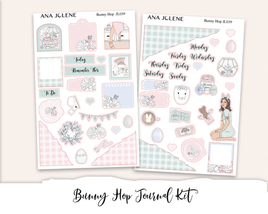 BUNNY HOP  Mini Journal Sticker Kit