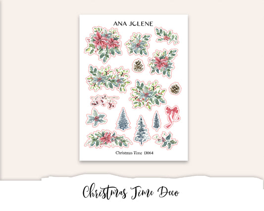 CHRISTMAS TIME Deco Stickers
