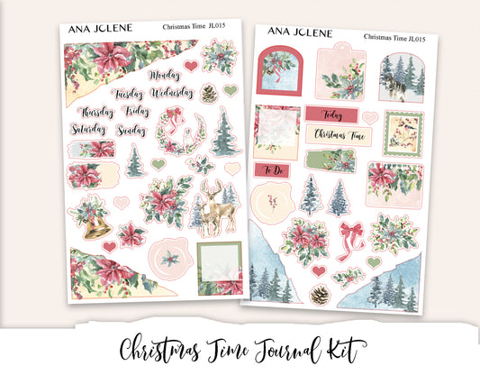 CHRISTMAS TIME Mini Journal Sticker Kit