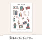 CHRISTMAS TREE FARM Mini Journal Sticker Kit