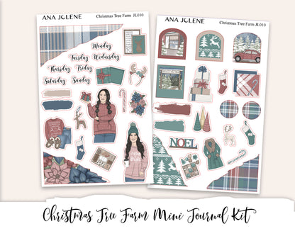 CHRISTMAS TREE FARM Mini Journal Sticker Kit