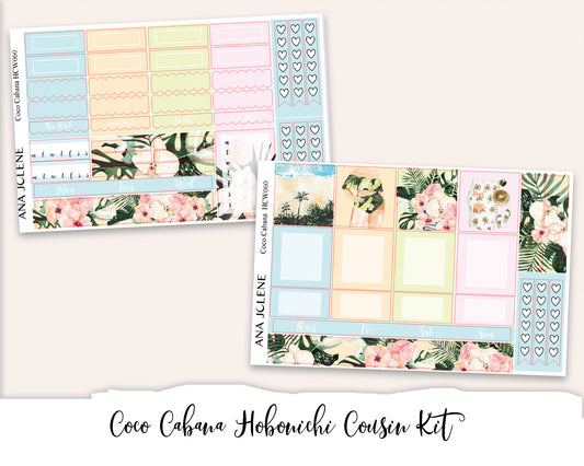 COCO CABANA Hobonichi Cousin Weekly Planner Sticker Kit