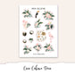COCO CABANA Hobonichi Cousin Weekly Planner Sticker Kit