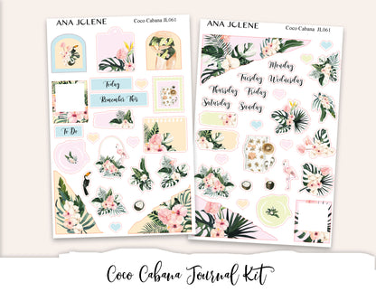 COCO CABANA Mini Journal Sticker Kit