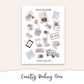 COUNTRY READING Mini Journal Sticker Kit