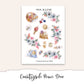 COUNTRYSIDE PICNIC Hobonichi Cousin Weekly Planner Sticker Kit