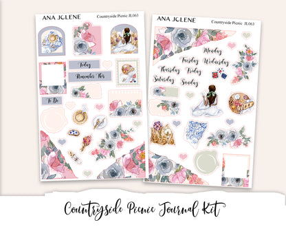 COUNTRYSIDE PICNIC Mini Journal Sticker Kit