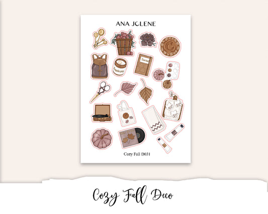 COZY FALL Deco Stickers
