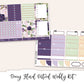 DACEY FLORAL Planner Sticker Kit (Vertical Weekly)