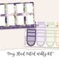 DACEY FLORAL Planner Sticker Kit (Vertical Weekly)