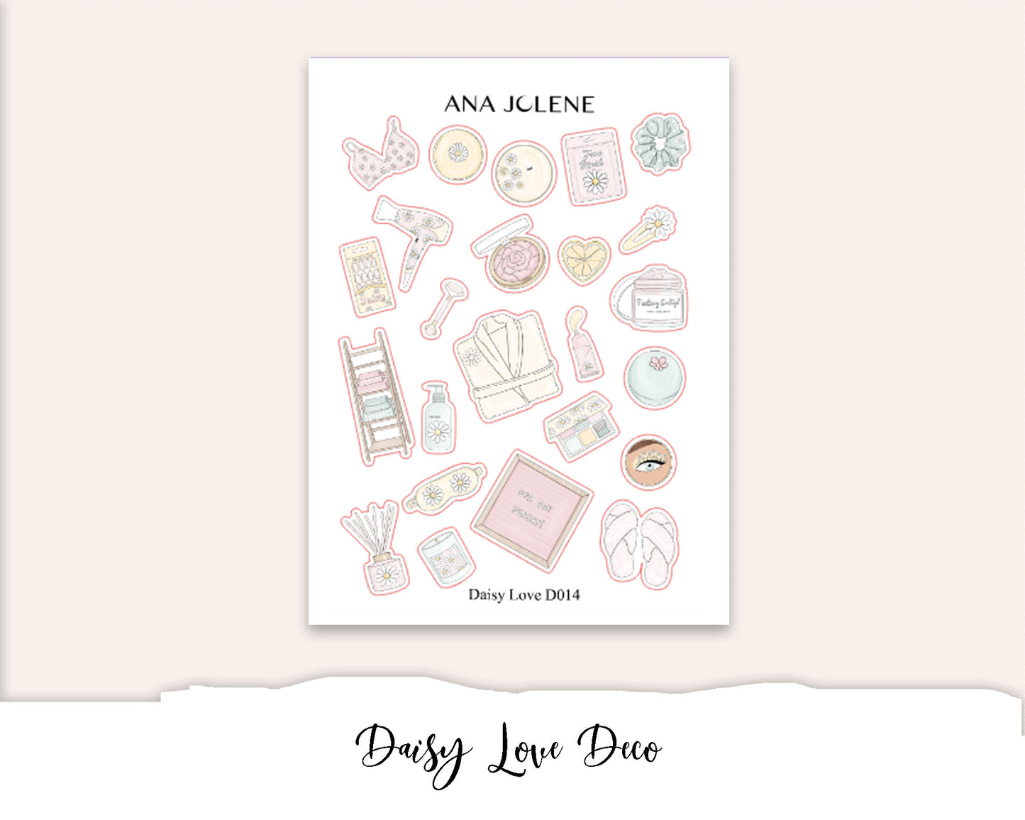 DAISY LOVE Planner Sticker Kit (Vertical Weekly)