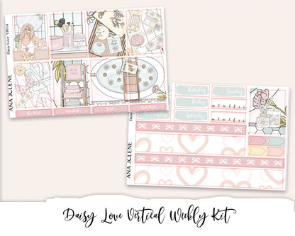 DAISY LOVE Planner Sticker Kit (Vertical Weekly)