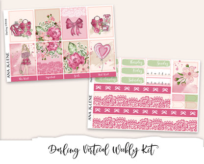 DARLING Planner Sticker Kit (Vertical Weekly)