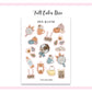 FALL LEAVES EC A5 Dashboard Planner Sticker Kit (Erin Condren Life Planner)