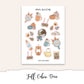 FALL CABIN Mini Journal Sticker Kit