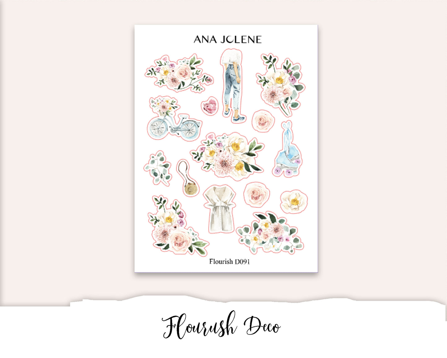 FLOURISH Planner Sticker Kit (Vertical Weekly)