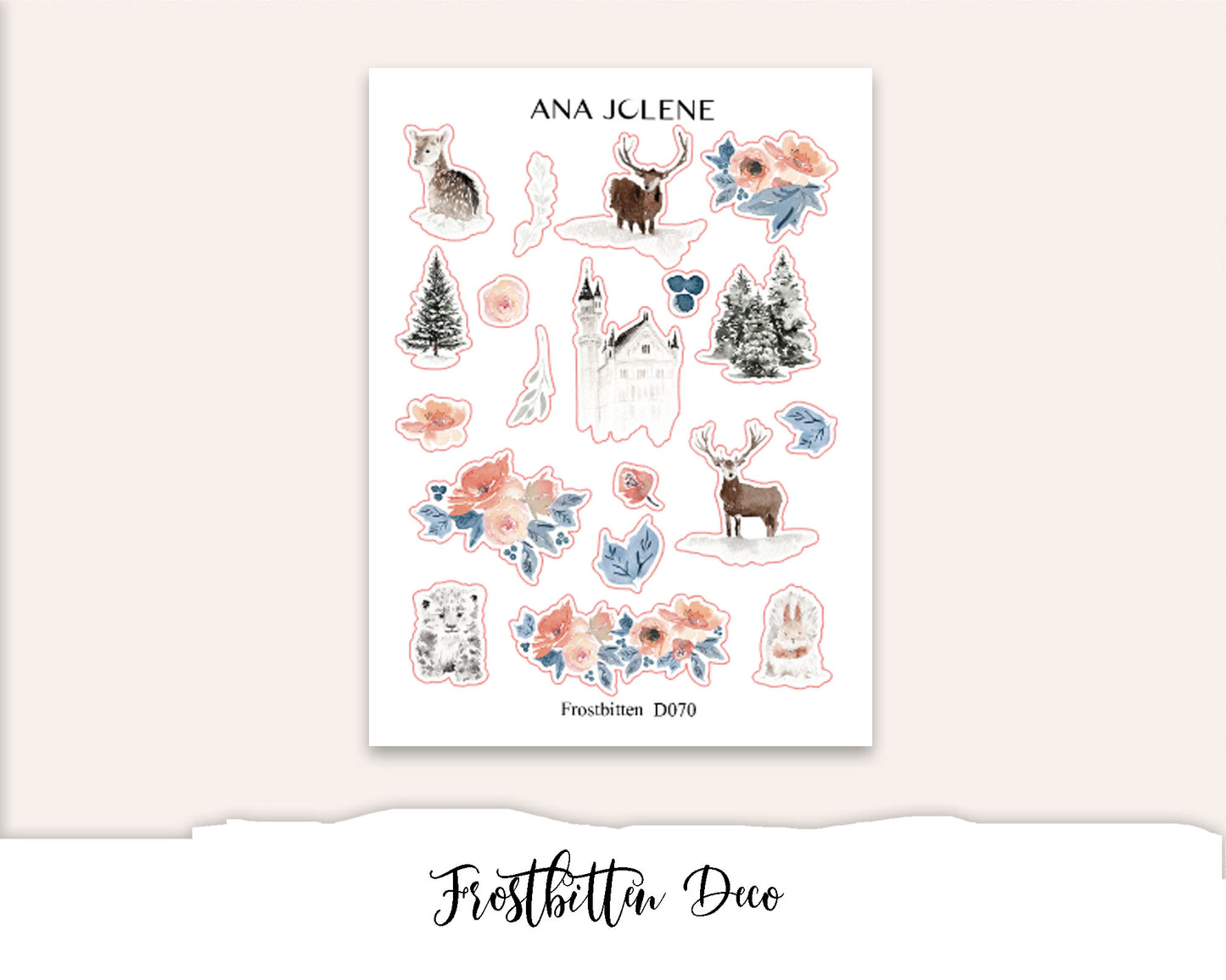 FROSTBITTEN Planner Sticker Kit (Vertical Weekly)