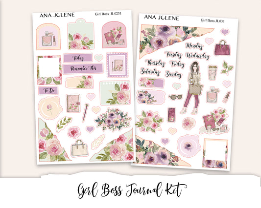 GIRL BOSS Mini Journal Sticker Kit