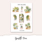 GROWTH Hobonichi Cousin Weekly Planner Sticker Kit