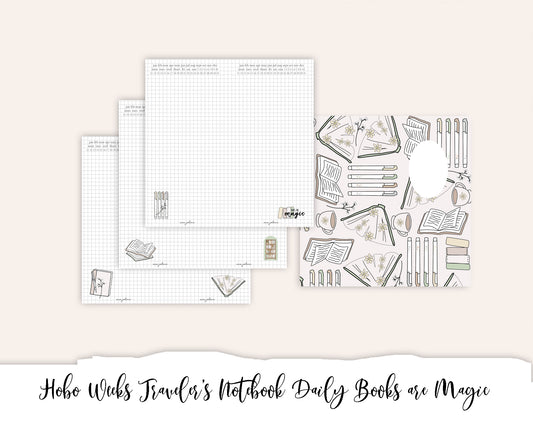 Hobonichi Weeks Traveler's Notebook Printable - Daily Books are Magic